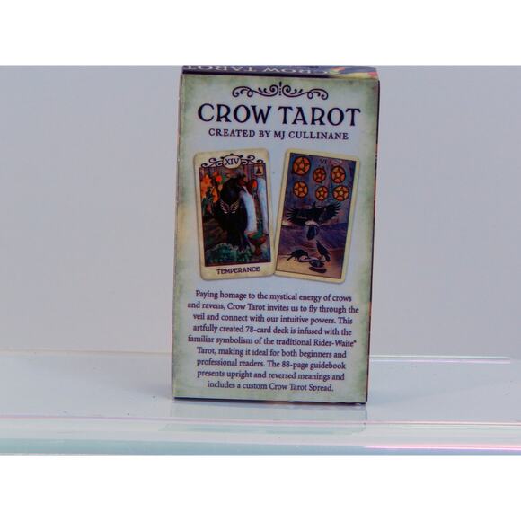 Crow Tarot Cards Deck Only by MJ Cullinane Fortune Teller Gypsy Witch Seer - Picture 2 of 5
